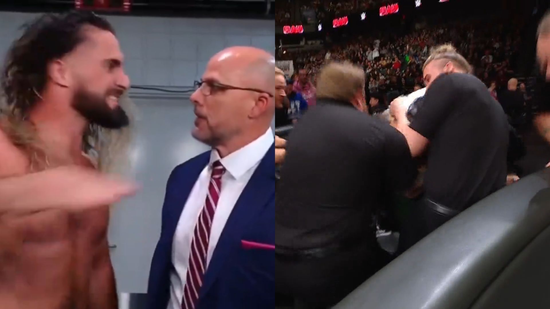 Seth Rollins was furious (Credit: WWE RAW)