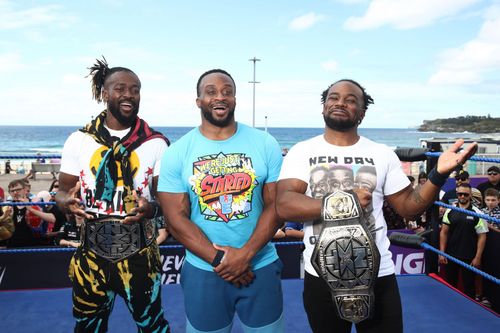 WWE Wrestlers Kofi Kingston, Xavier Woods & Big E Sydney Appearance - Source: Getty