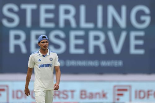 Shubman Gill suffered a thumb injury when attempting a catch. (File image via Getty)