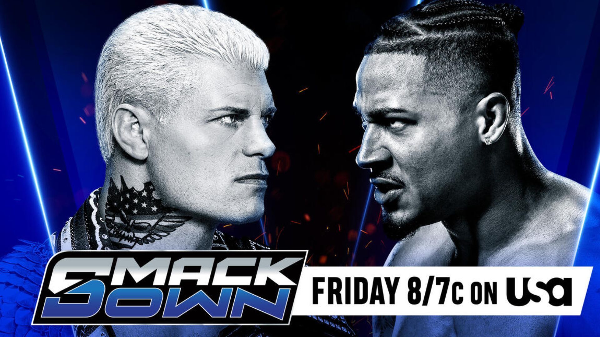 Cody Rhodes battled Carmelo Hayes on SmackDown. (Image credits: WWE.com)