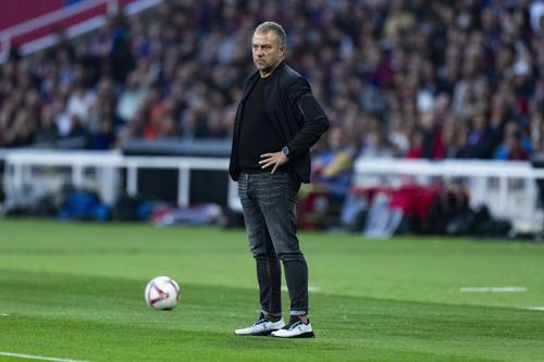 FC Barcelona manager Hnasi Flick