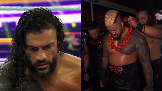 4 कारण क्यों Roman Reigns-The Usos को WWE Crown Jewel में ट्राइबल चीफ की टीम के खिलाफ करारी हार मिली