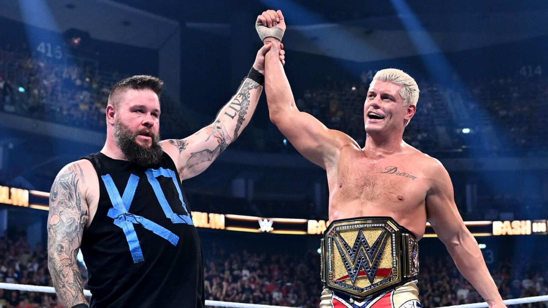 Rhodes and Owens battled at Bash in Berlin. [Photo credit: WWE.com]