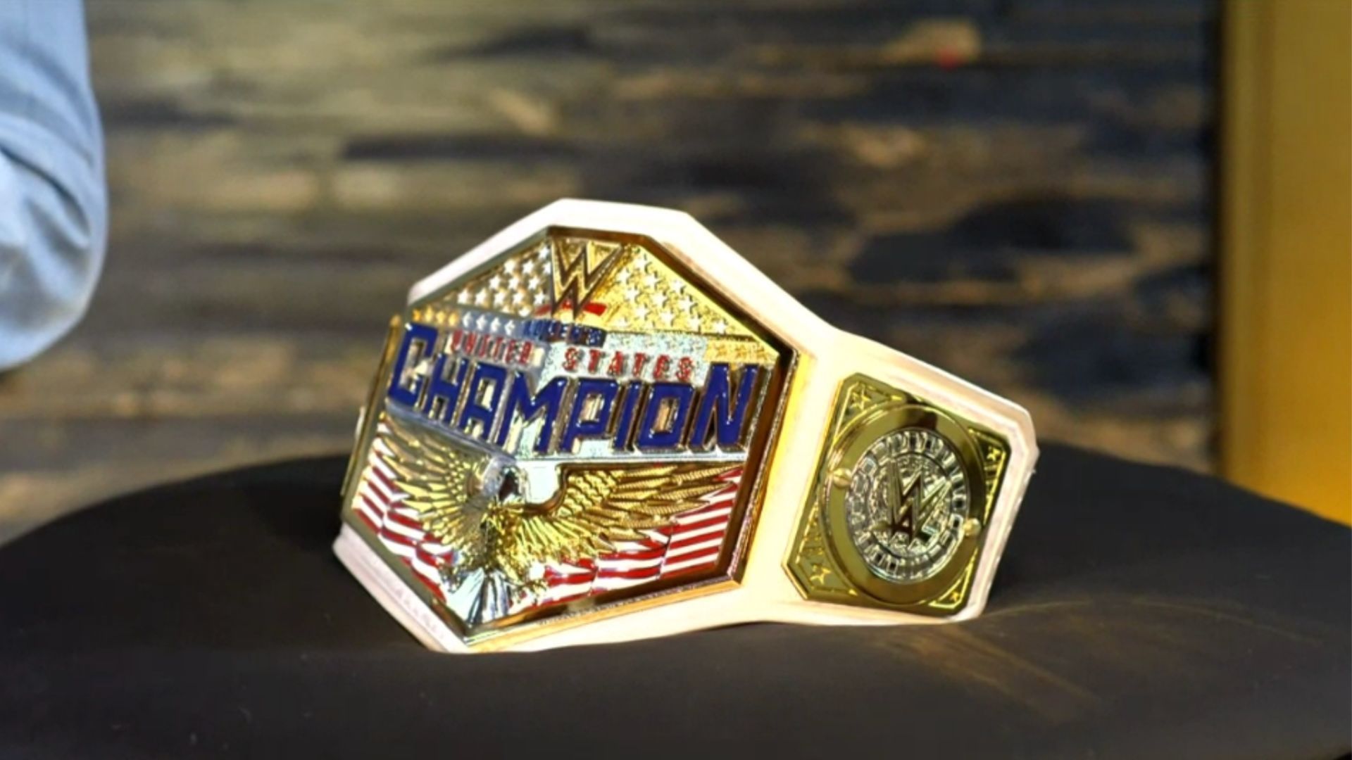 Nick Aldis introduced the new United States Championship [Image credits: WWE]