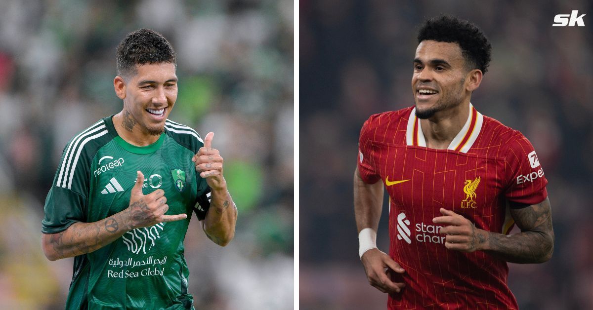 Roberto Firmino (left) sends message to Luis Diaz on Instagram 