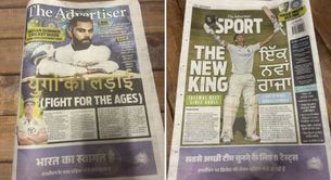 [In Pictures] Australian newspaper shares Virat Kohli, Yashasvi Jaiswal’s pictures with Hindi, Punjabi fonts to hype 2024-25 Border Gavaskar Trophy