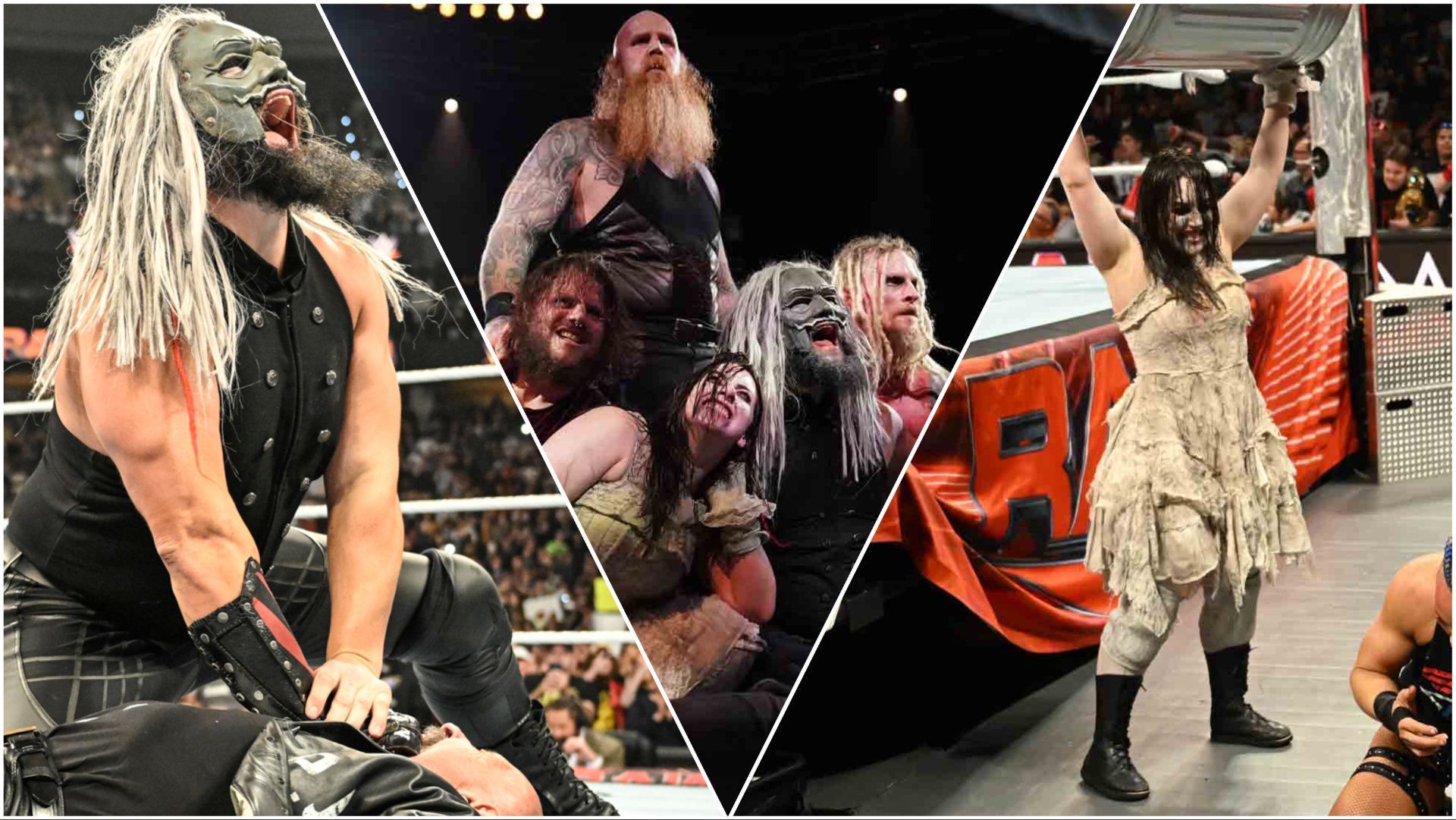 The Wyatt Sicks in action on WWE RAW