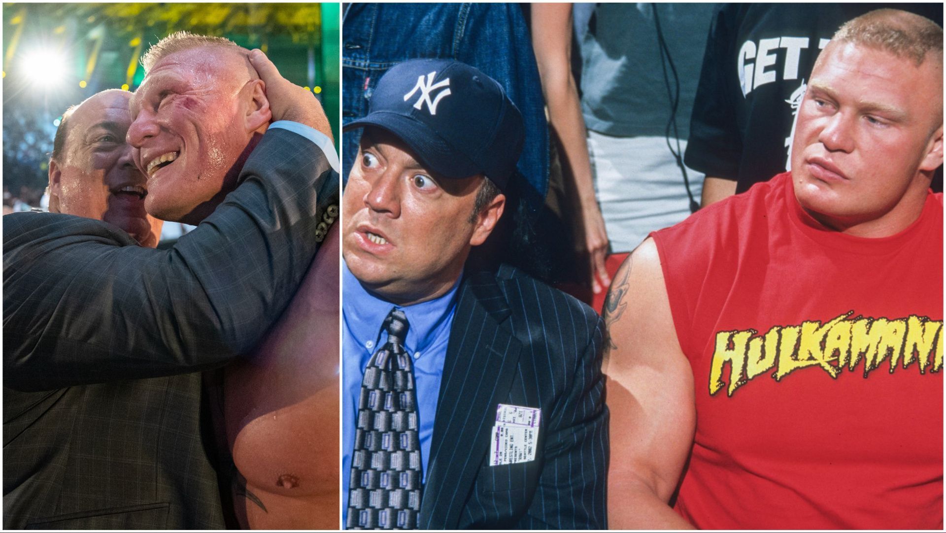 Paul Heyman and Brock Lesnar in WWE