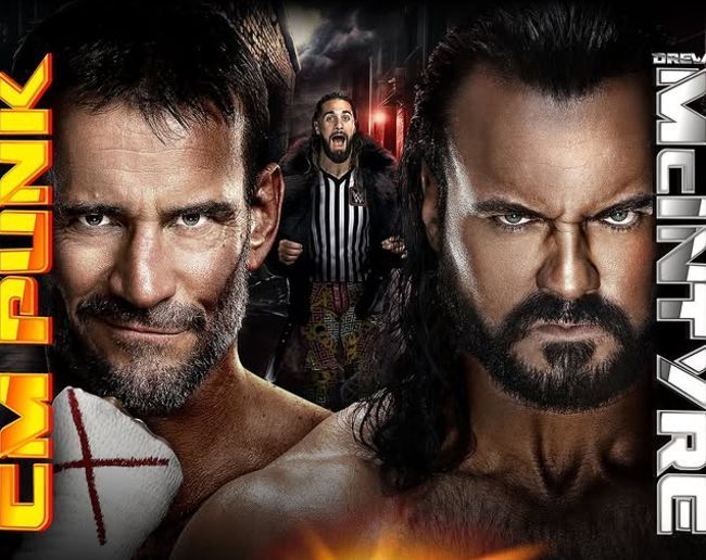 CM Punk vs Drew McIntyre (Image - @drewmcintyrewwe)