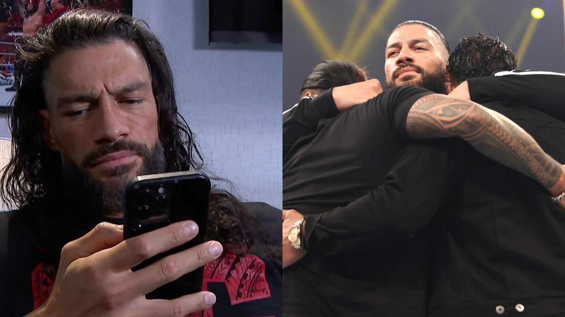 Roman Reigns recently reunited with The Usos (Images credit: WWE