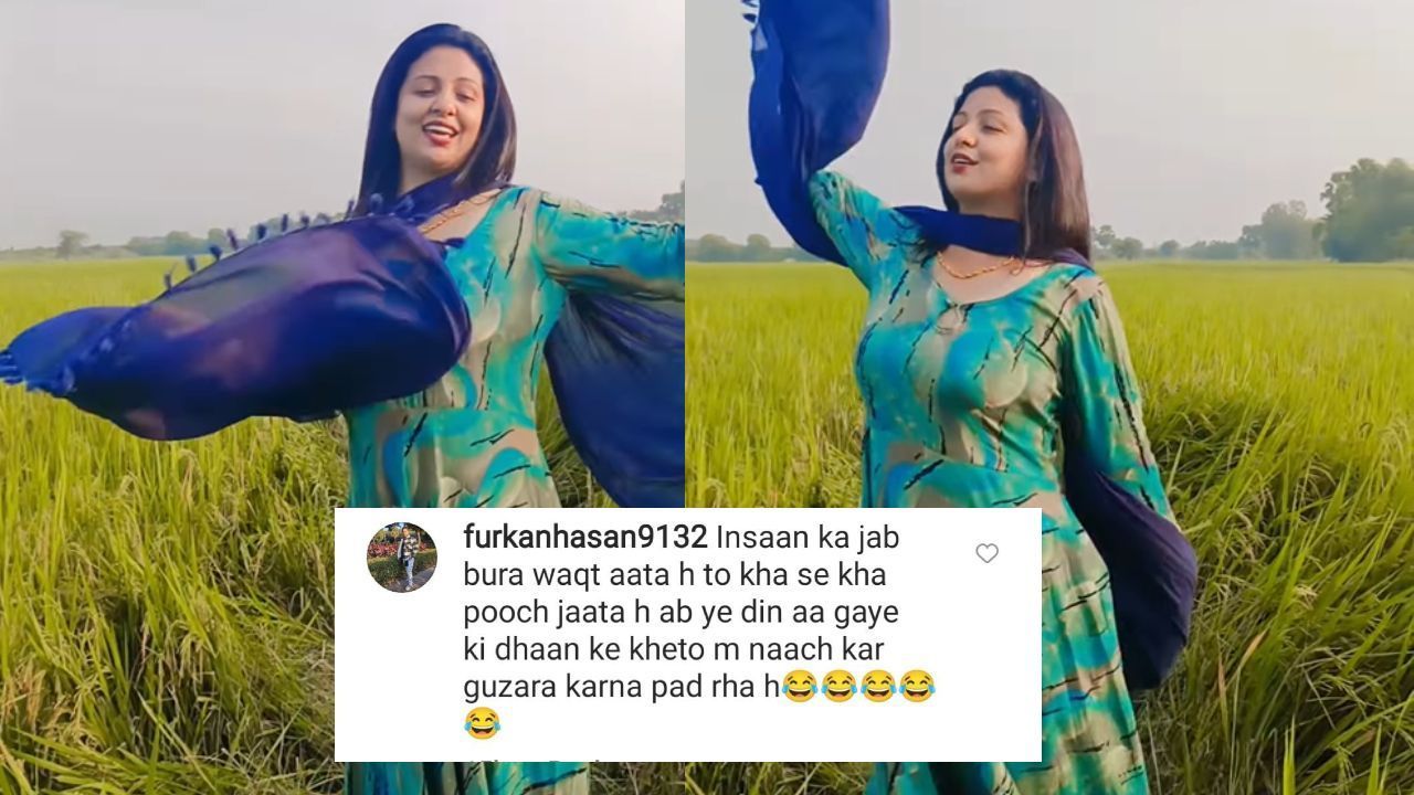 हसीन जहां की पोस्ट पर यूजर ने किया कमेंट (photo credit: instagram/hasinjahanofficial)