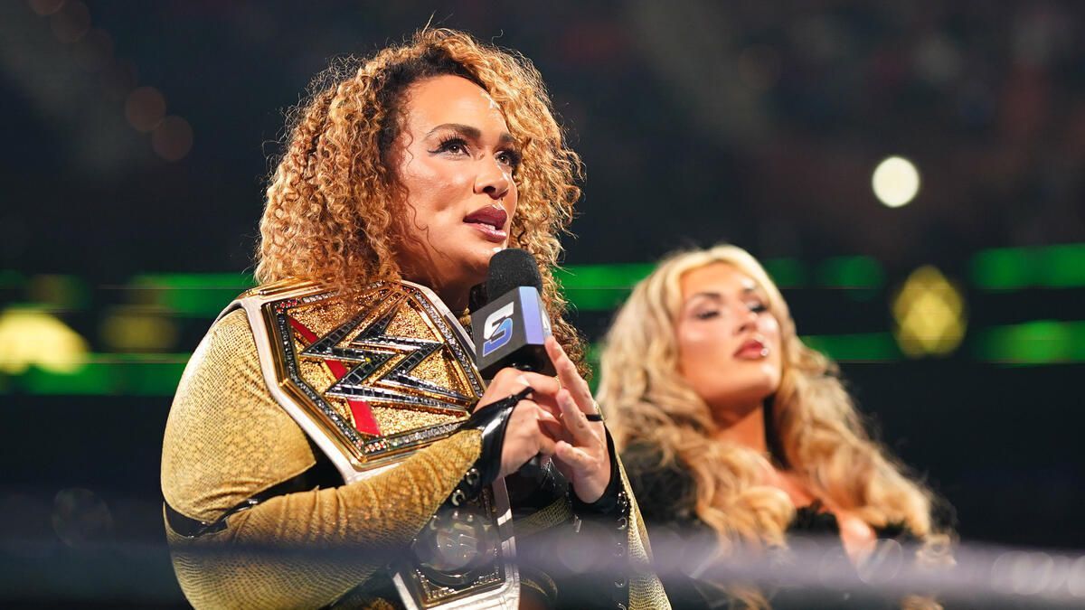 Nia Jax and Tiffany Stratton on SmackDown (Photo credit: WWE.com)