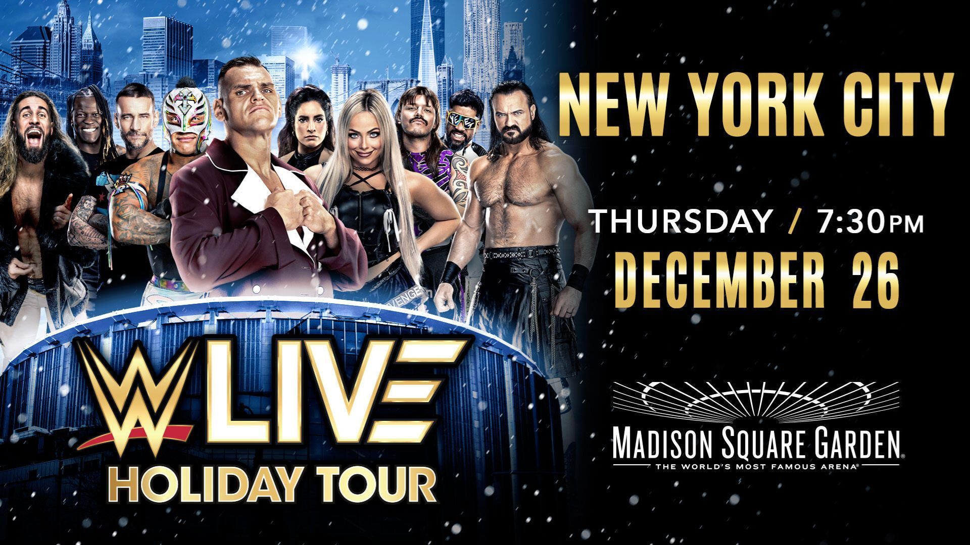 WWE is set to host live shot at MSG next month! [Image via: WWE.com]