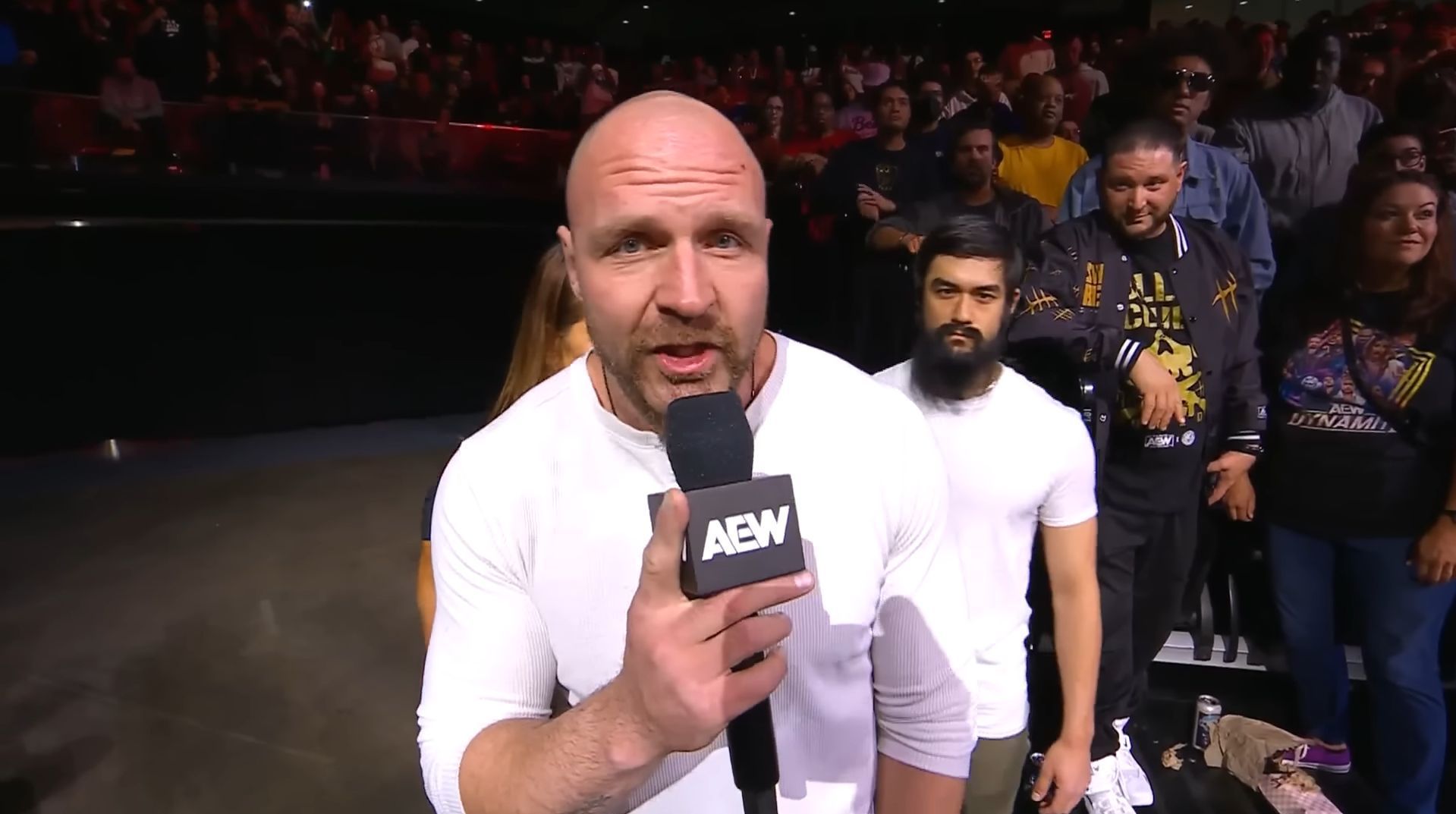 Jon Moxley on AEW TV (via AEW