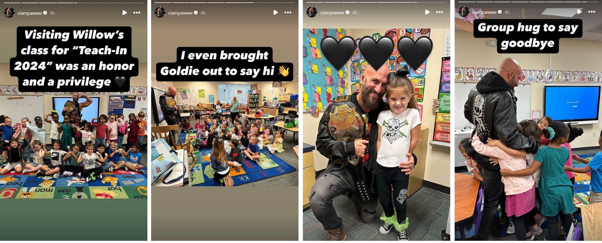 Screenshots of Tommaso Ciampa&#039;s posts on Instagram Stories (Photo Credits: Tommaso Ciampa on Instagram)