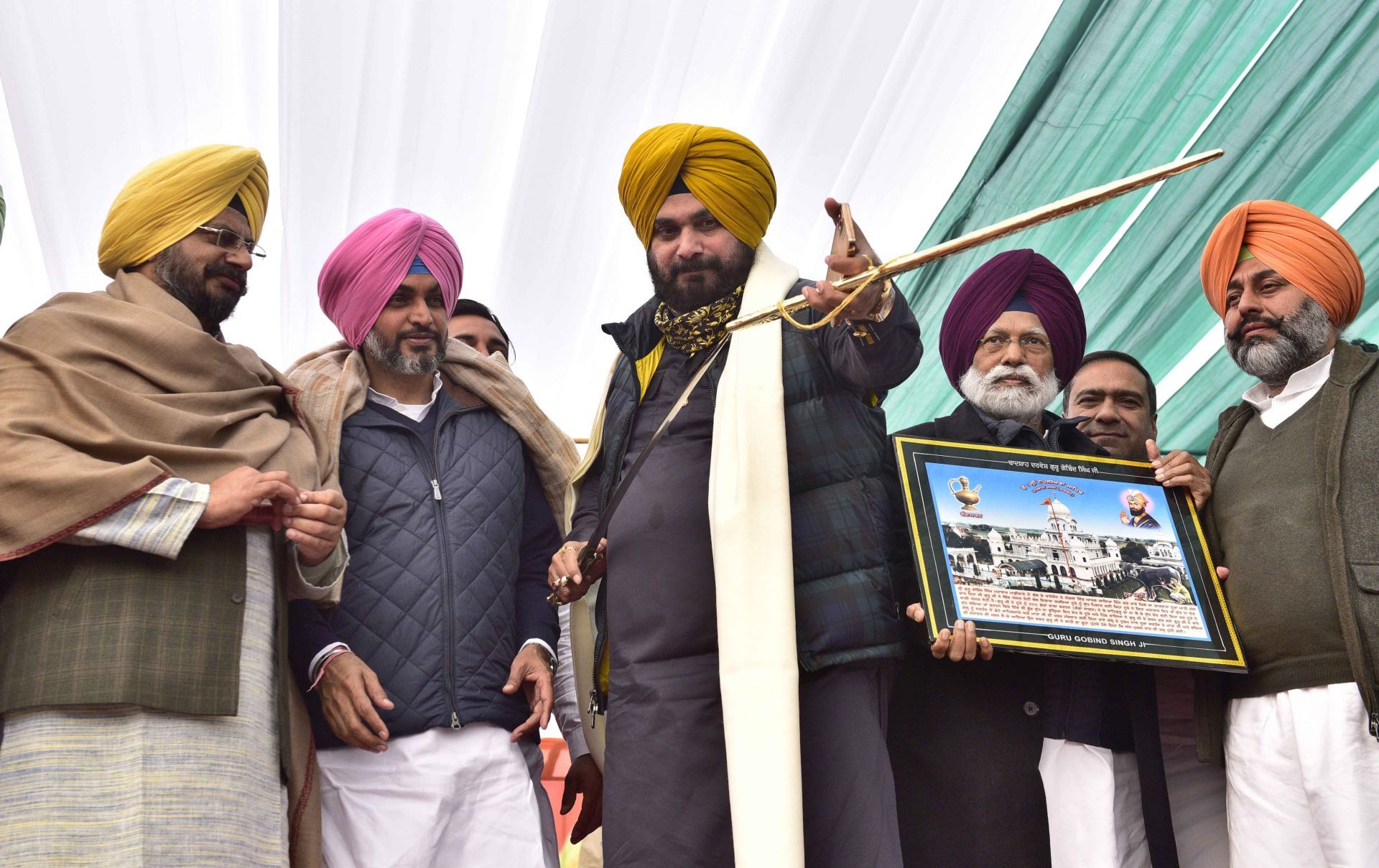 Punjab Congress President Navjot Siddhu Address Rally In Ludhiana For Upcoming Punjab Elections - Source: Getty