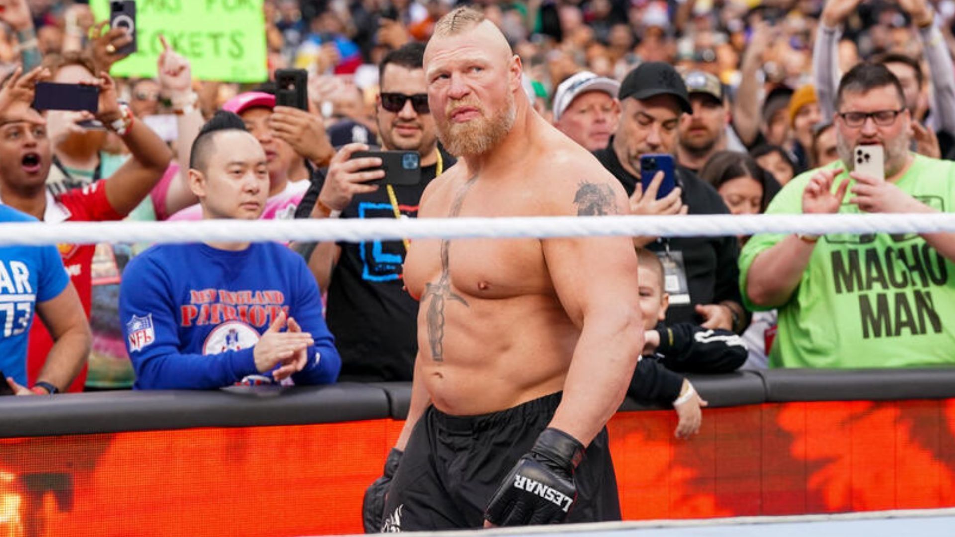Lesnar is a former champion. [Photo: WWE.com]