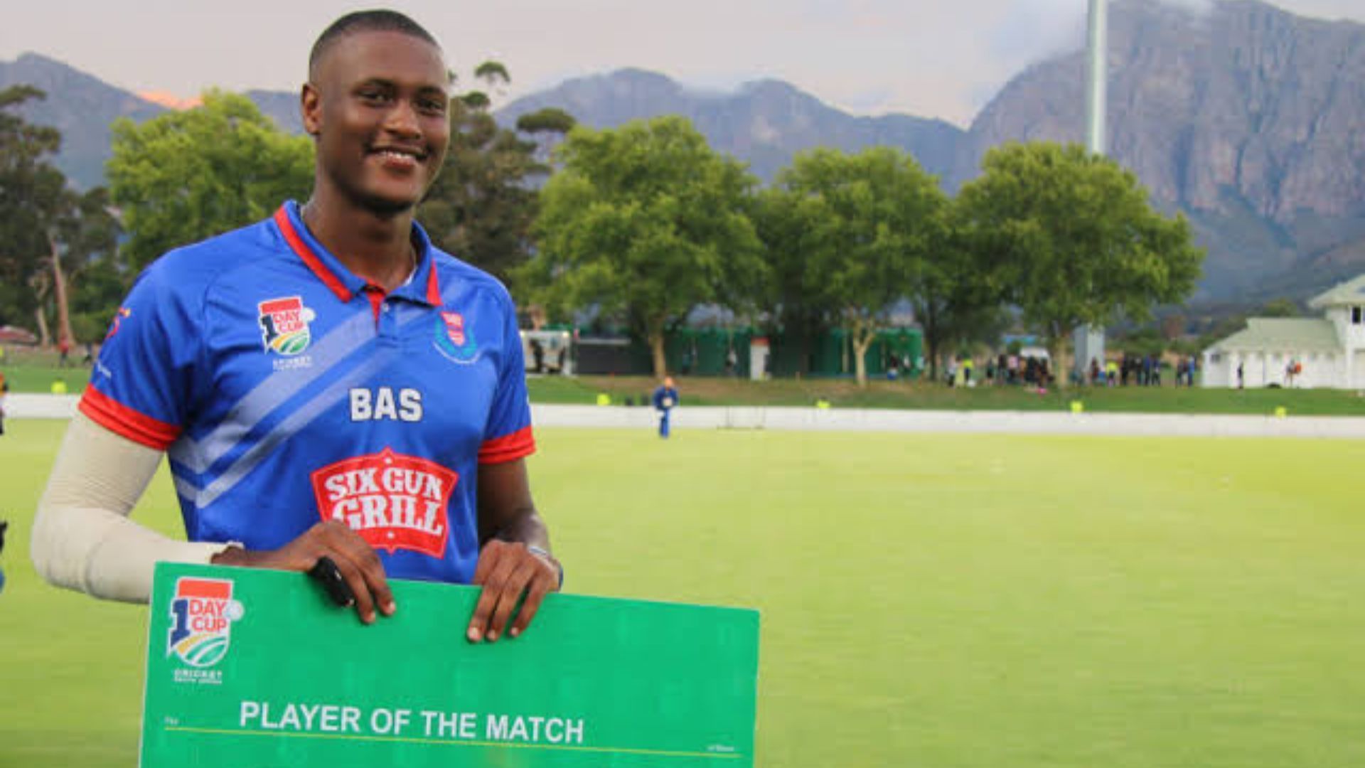 Mihlali Mpongwanais all set to make his T20I debut for South Africa (Image Credits: Western Province Cricket Association)