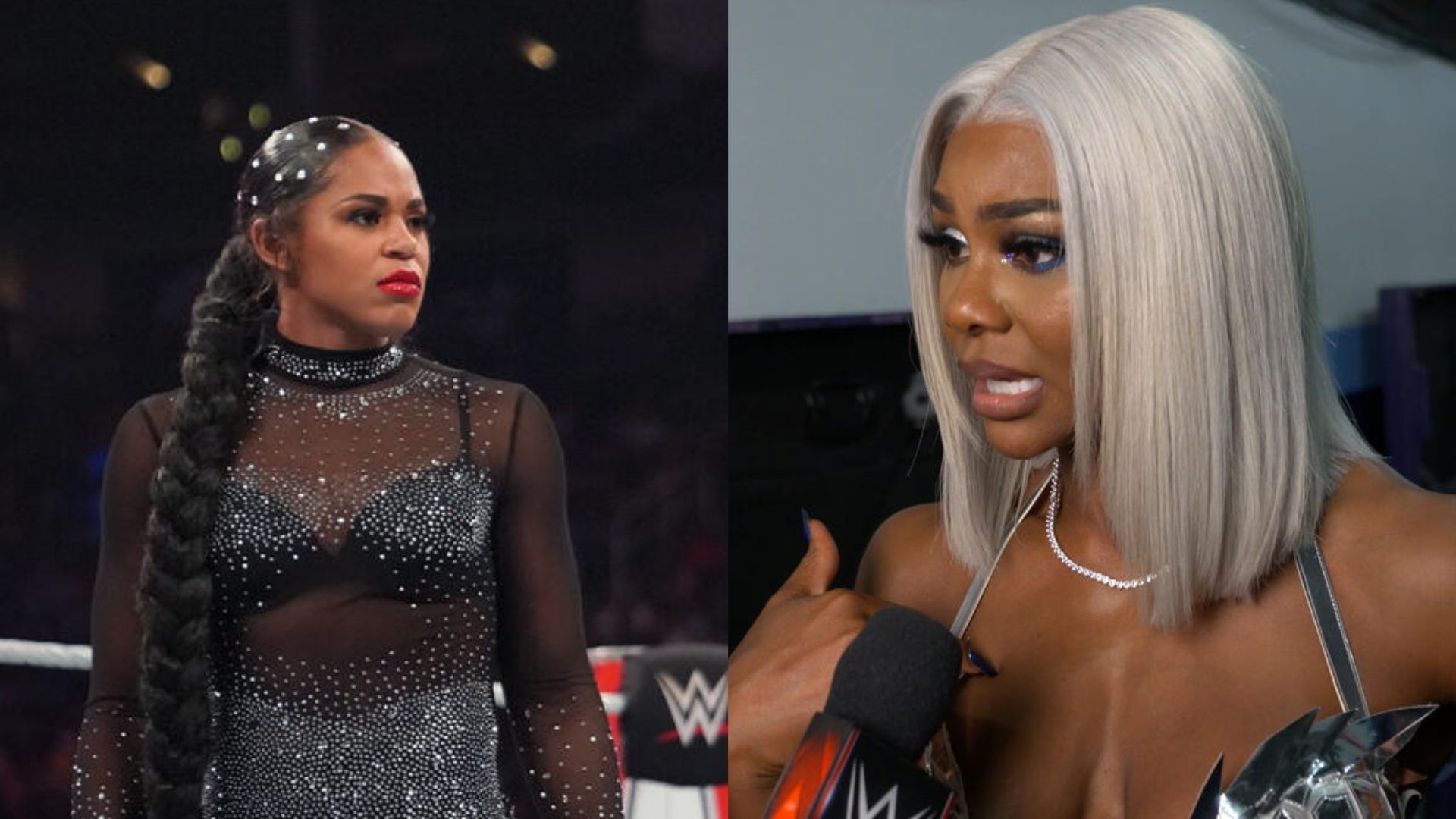 Bianca Belair on the left and Jade Cargill on the right (Image Credits: WWE.com)