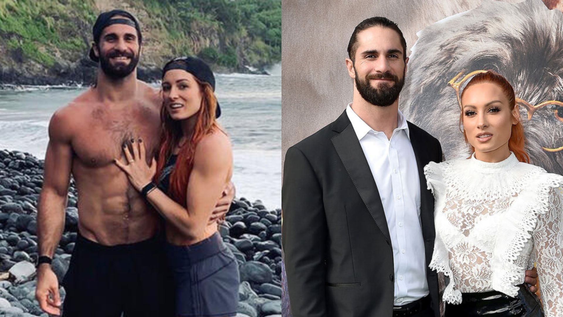 Lynch and Rollins are married in real life. [Photos: WWE.com/ USA Network]