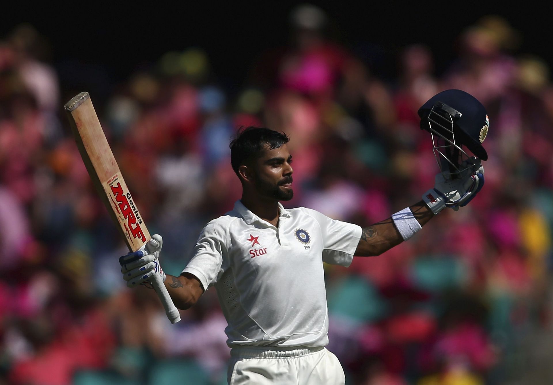 Virat Kohli enjoys batting against the Aussies. (Image Credits: Getty Images)