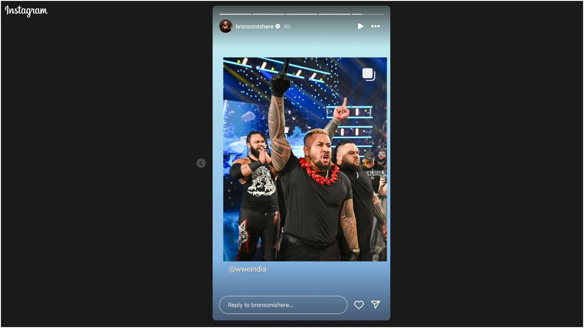 The former NXT North American Champion shared this on social media. [Image credits: Reed&#039;s Instagram]