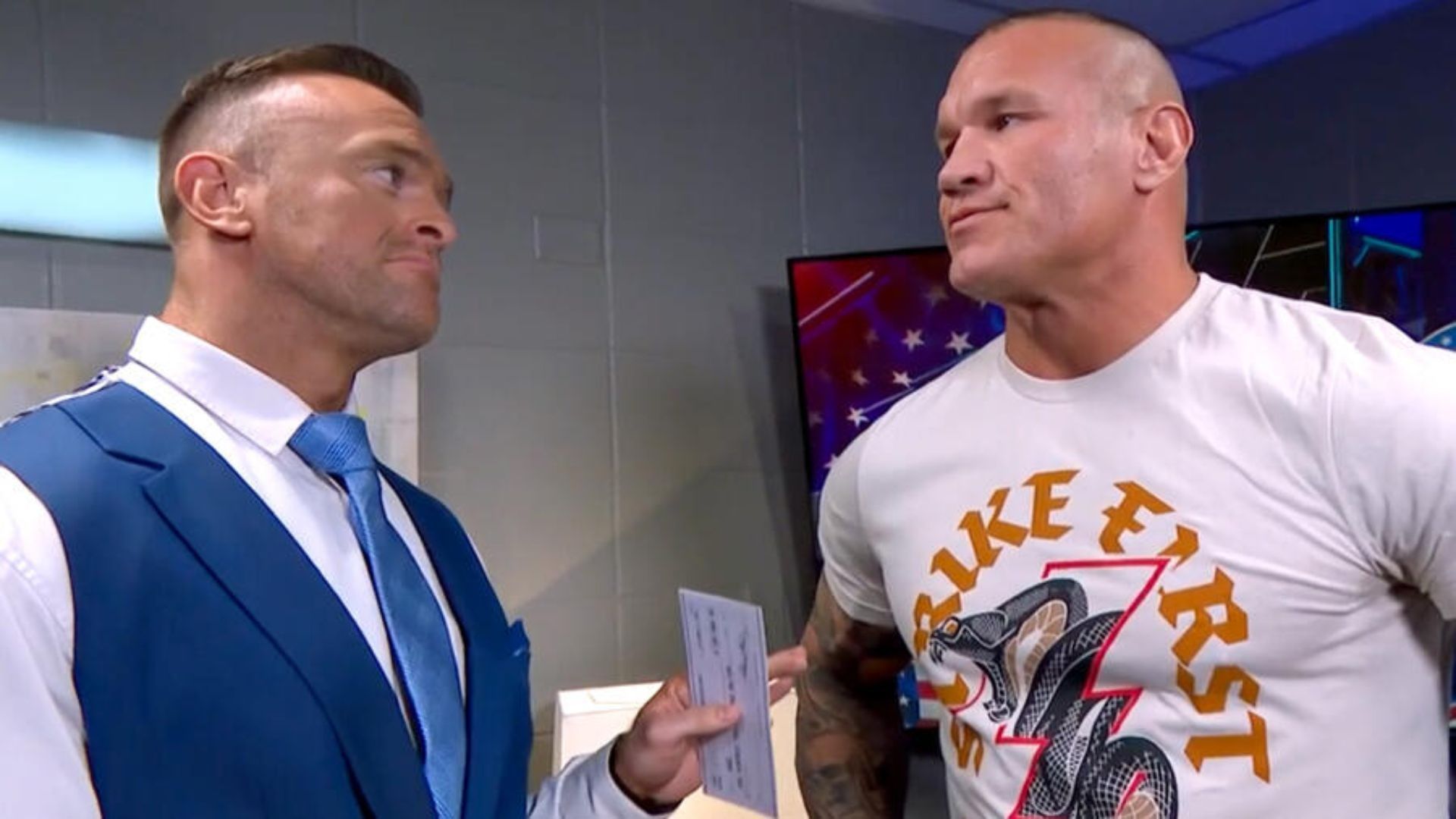 Nick Aldis and Randy Orton [Photo credit: WWE]