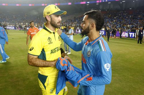 Glenn Maxwell and Virat Kohli. (Credits: Getty)