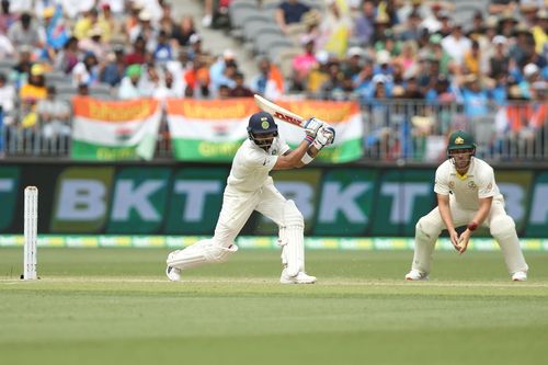 Virat Kohli batting during the 2018 Perth Test (Image Credits: Getty Images)