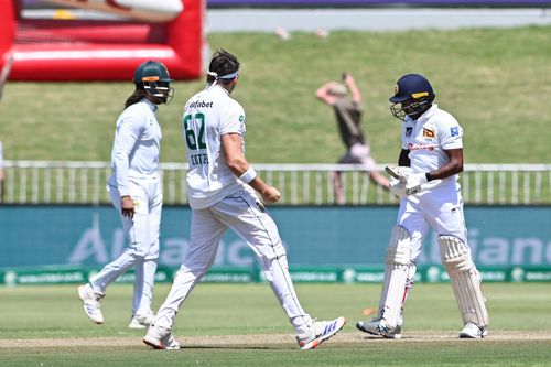 Gerald Coetzee celebrates a wicket. (Credits: Proteas Men Twitter)