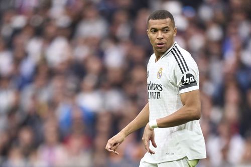 Real Madrid striker Kylian Mbappe