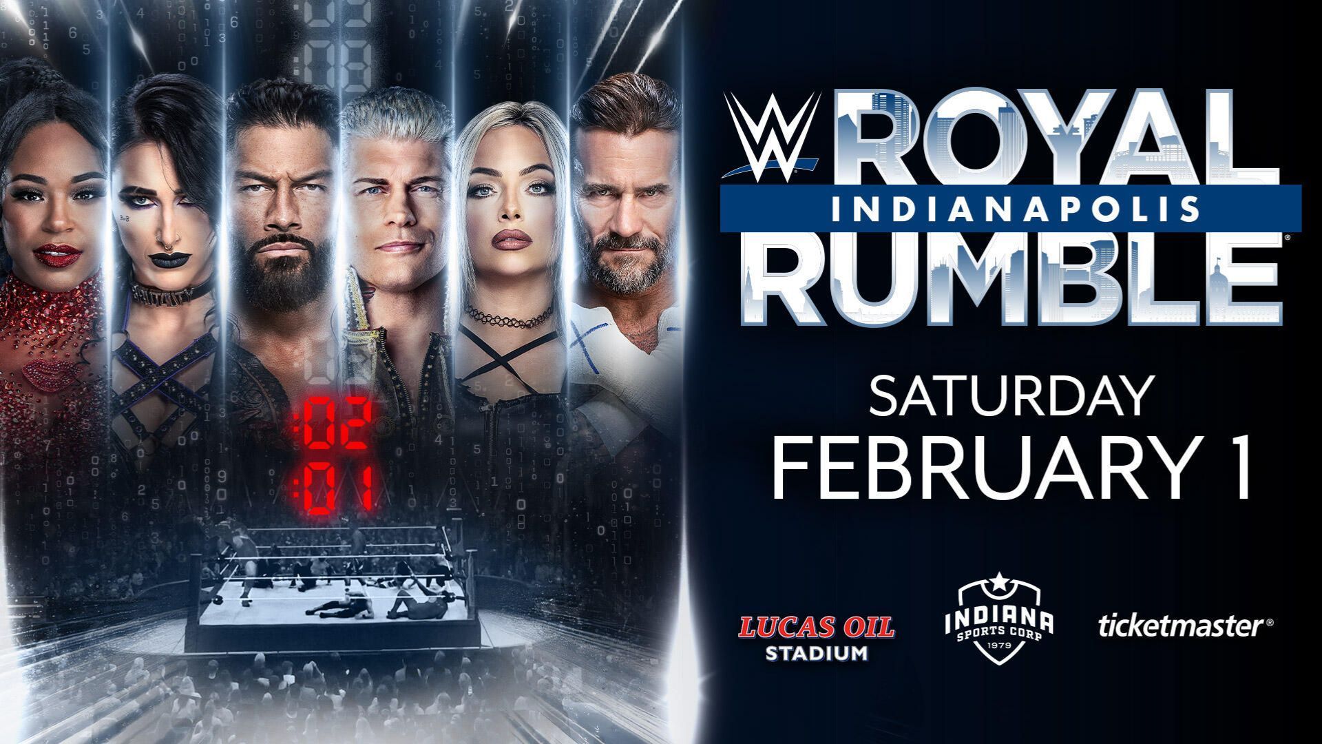 The promotional poster of Royal Rumble 2025. [Picture source: WWE.com]