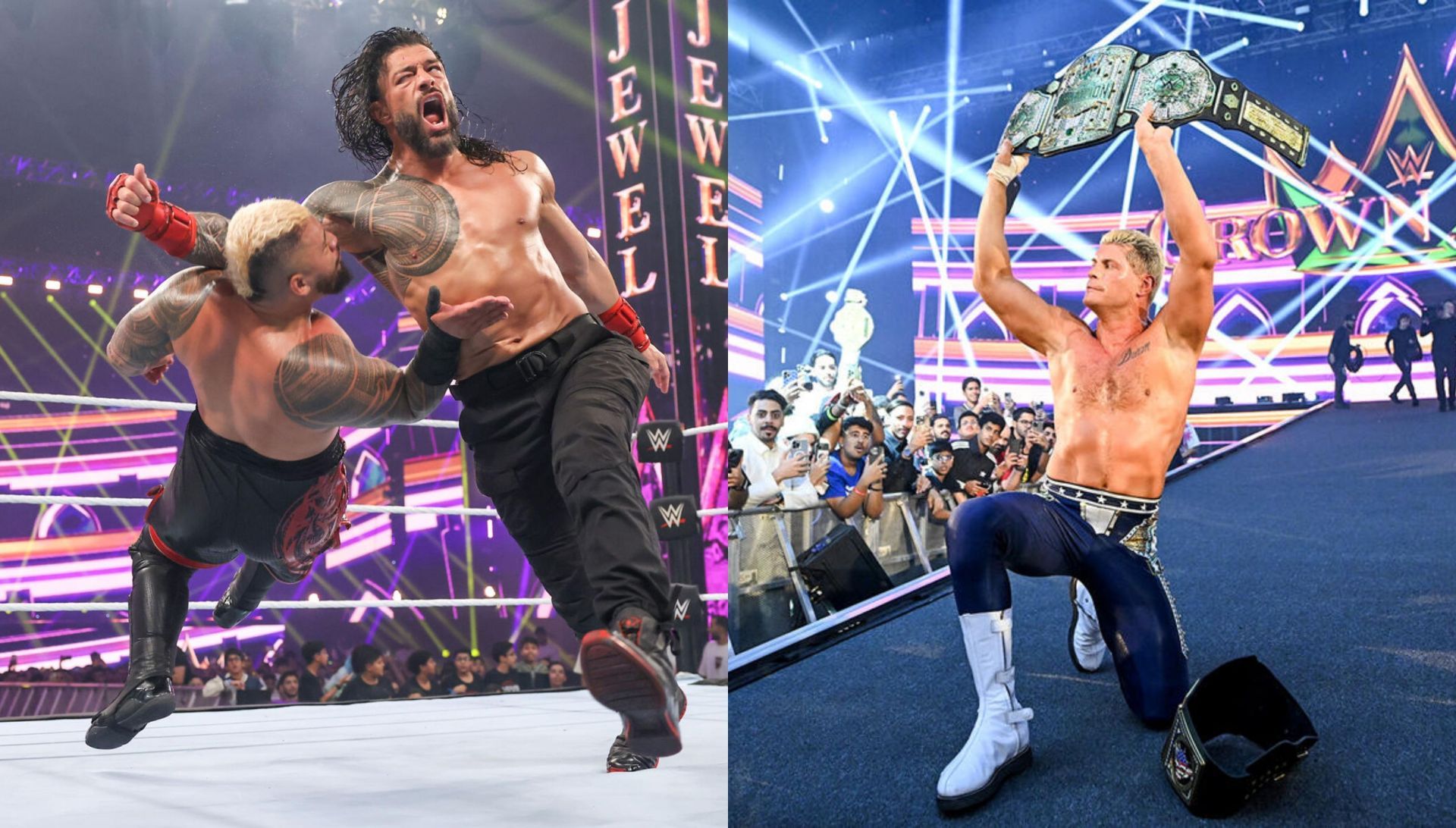 WWE Crown Jewel में कुछ बोच भी हुए (Photo: WWE.com)