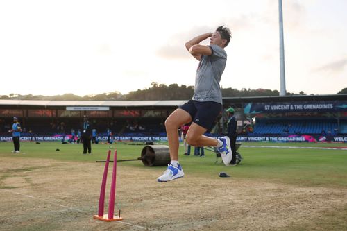 South African fast bowler Gerald Coetzee (Image Credits: Getty Images)