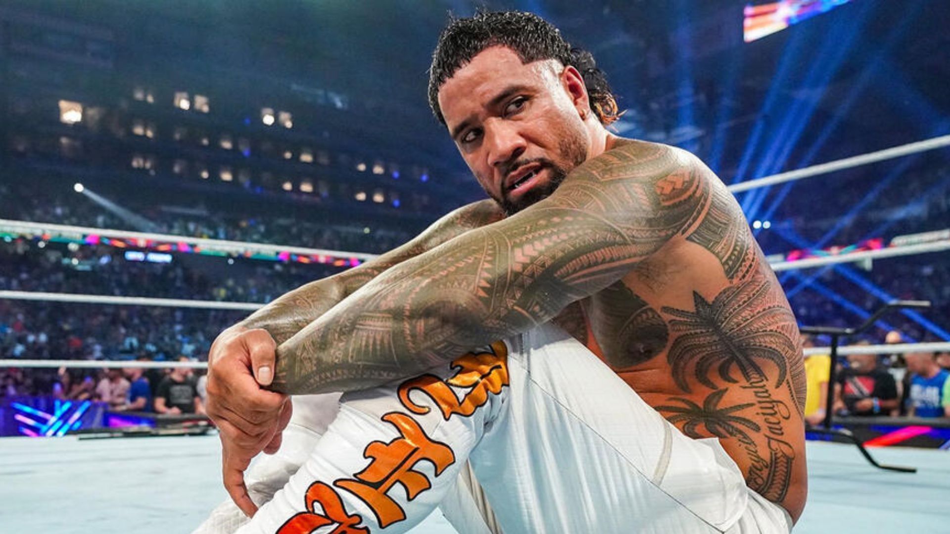 Jey Uso at SummerSlam 2023! [Image credit: WWE.com]