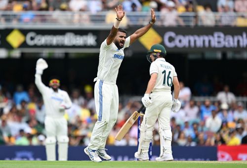 Akash Deep replaced Harshit Rana in India's playing XI for the Brisbane Test. [P/C: Getty]