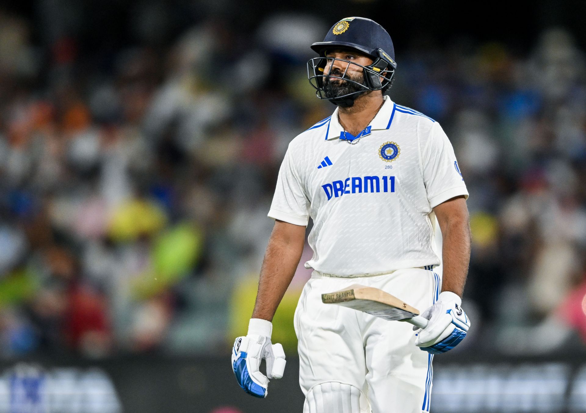 Rohit Sharma averages 11.83 in his last 12 Test innings. [P/C: Getty]