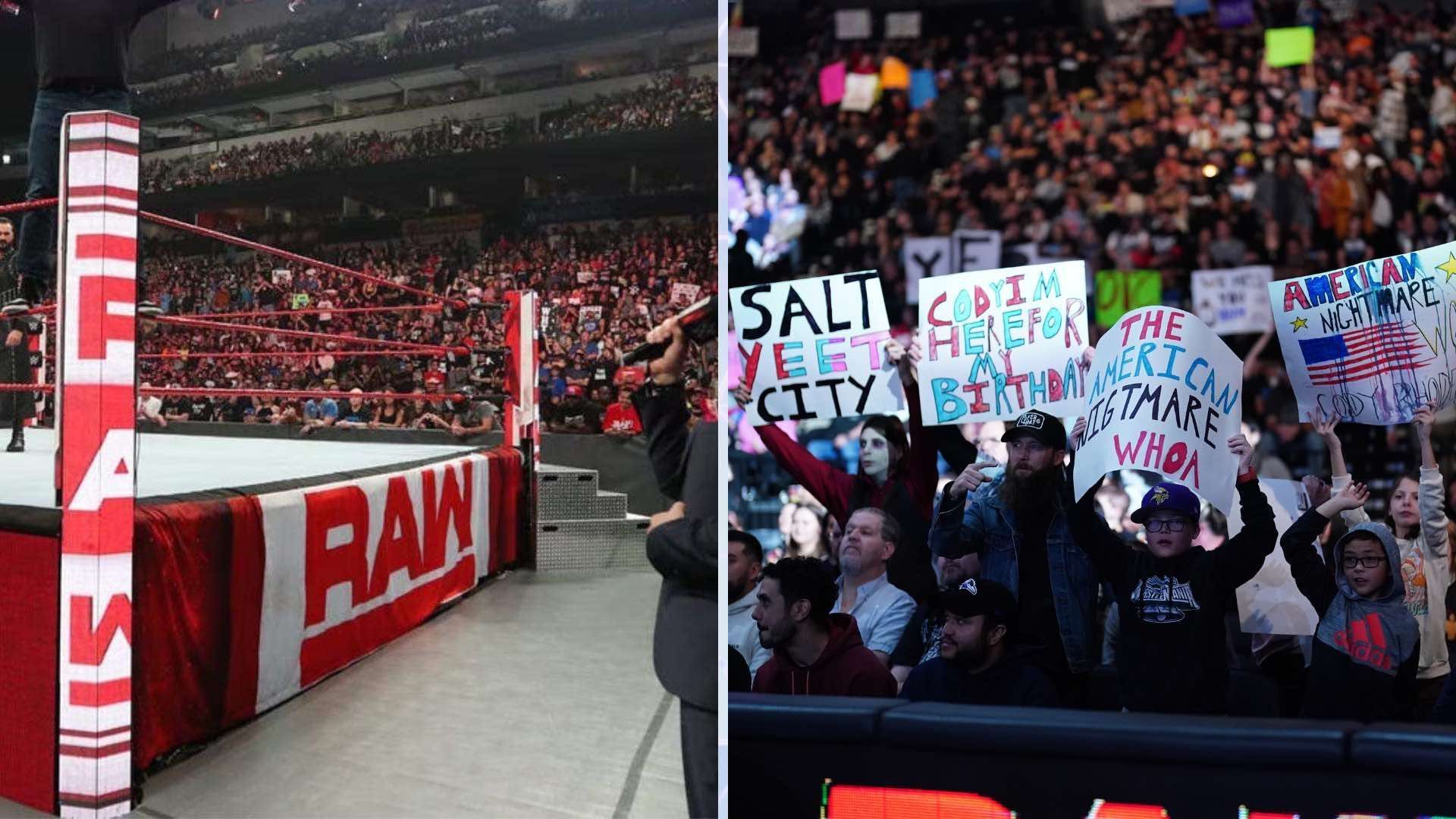 WWE RAW this week was live from the Angels of the Wind Arena in Everett, Washington [Image credits: wwe.com, x.com]