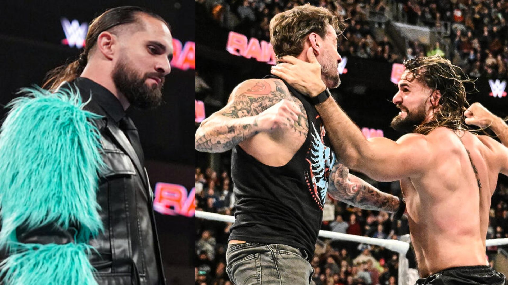 Seth Rollins and CM Punk engaged in a brawl on WWE RAW recently (Image Credits: WWE.com)