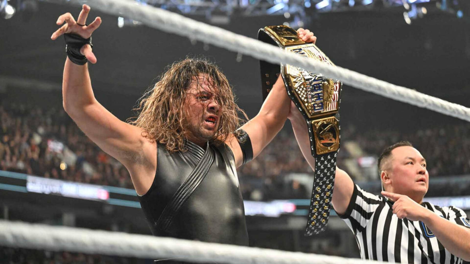 Shinsuke Nakamura as champion! [Image credits: WWE.com]