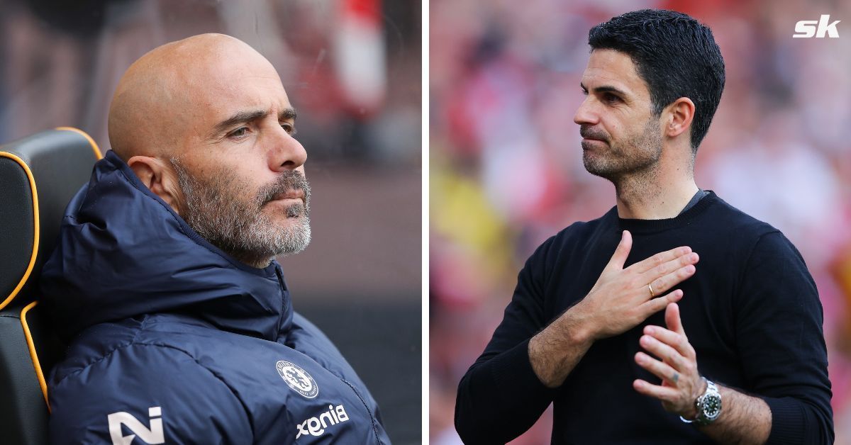 Chelsea boss Enzo Maresca (left) and Arsenal manager Mikel Arteta