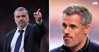 “Are you not entertained?” - Tottenham boss Ange Postecoglou and Jamie Carragher in disagreement over tactics in win vs Manchester United
