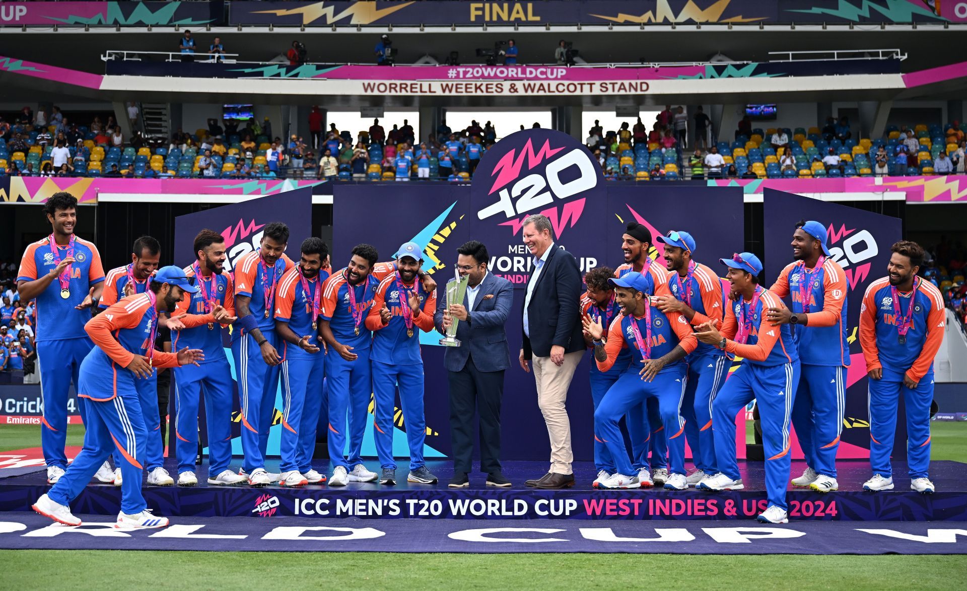 South Africa v India: Final - ICC Men&#039;s T20 Cricket World Cup West Indies &amp; USA 2024 - Source: Getty