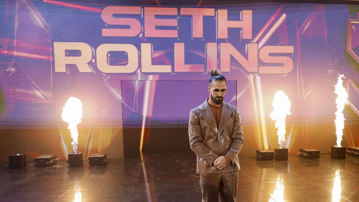 Seth Rollins making his entrance on RAW (Photo credit: WWE.com)