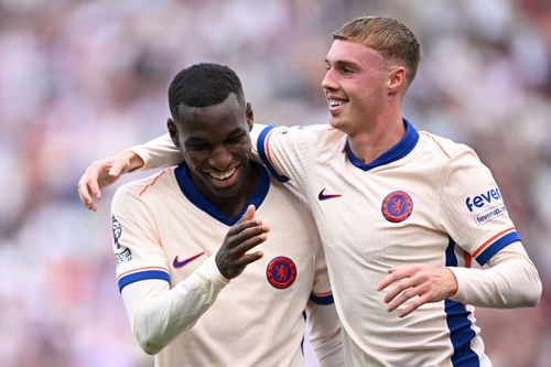 Nicolas Jackson and Cole Palmer celebrate (Image - Getty)