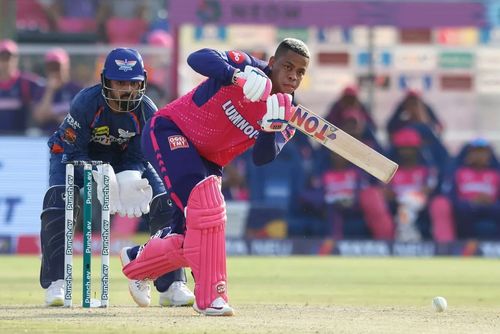 The Rajasthan Royals retained Shimron Hetmyer for ₹11 crore ahead of the auction. [P/C: iplt20.com]