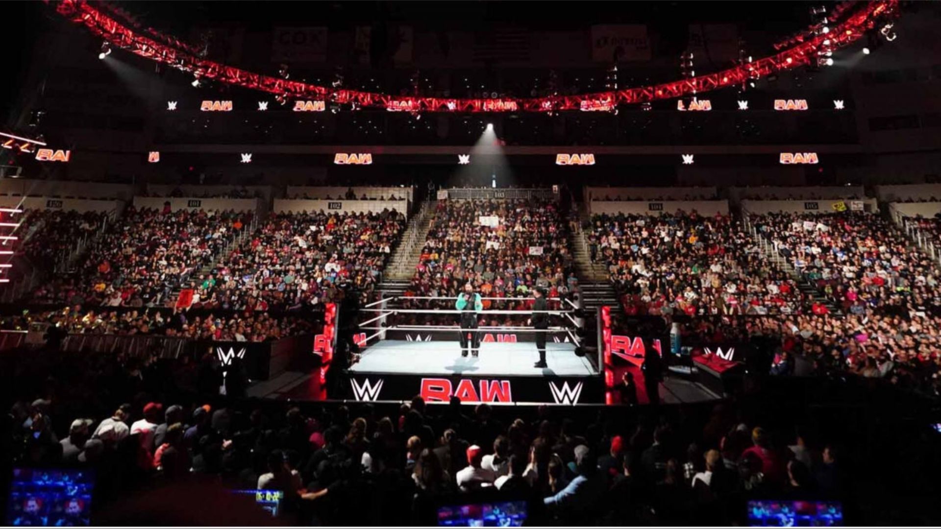 The WWE Universe on RAW (Photo credit: WWE.com)