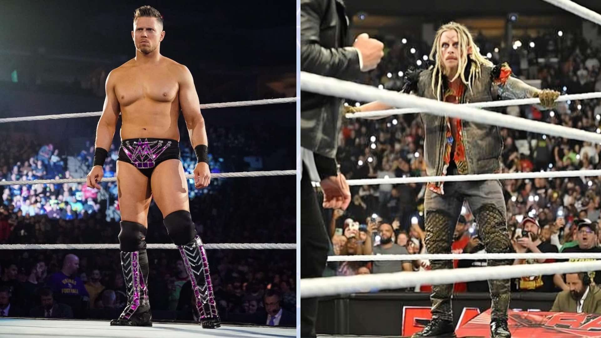 The Miz went head-to-head with Dexter Lumis [Image credits: WWE.com and Dexter Lumis