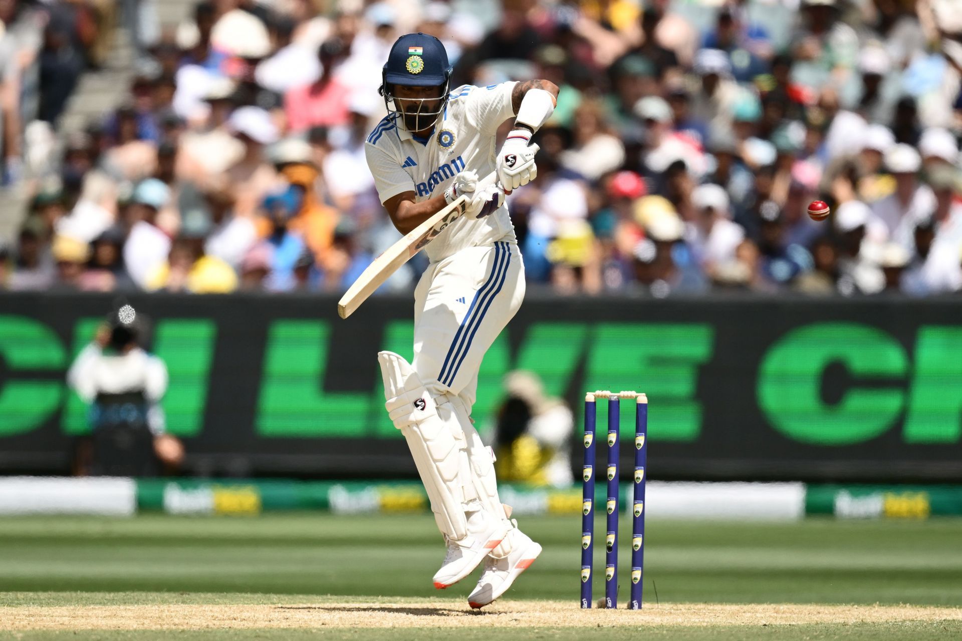 KL Rahul scored 24 runs in India&#039;s first innings in Melbourne. [P/C: Getty]