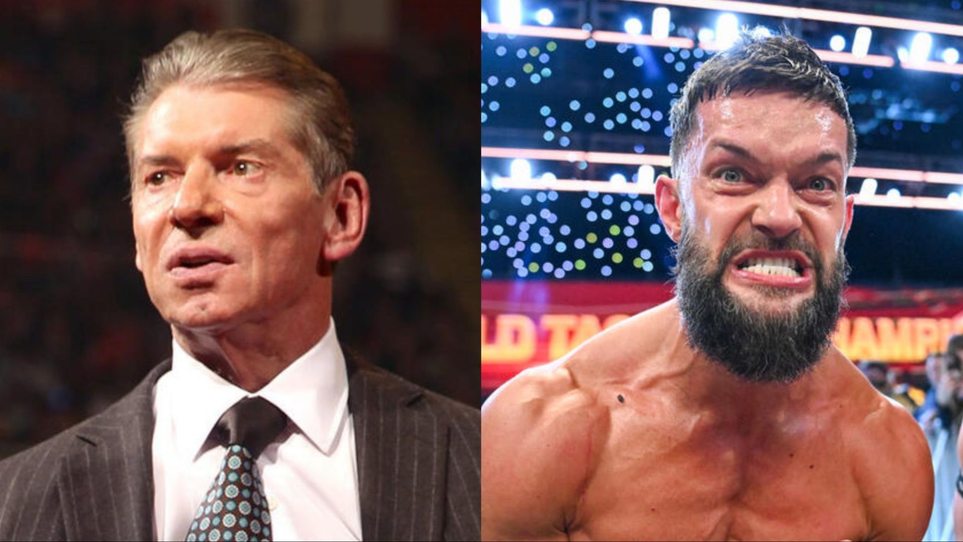 Vince McMahon and Finn Balor (Photo credit: WWE.com)